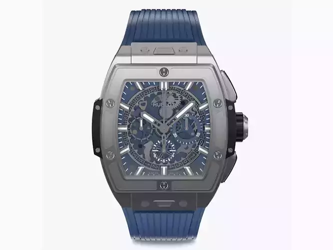 Hublot Spirit Of Big Bang Titanium Ceramic 42mm Blue Watch