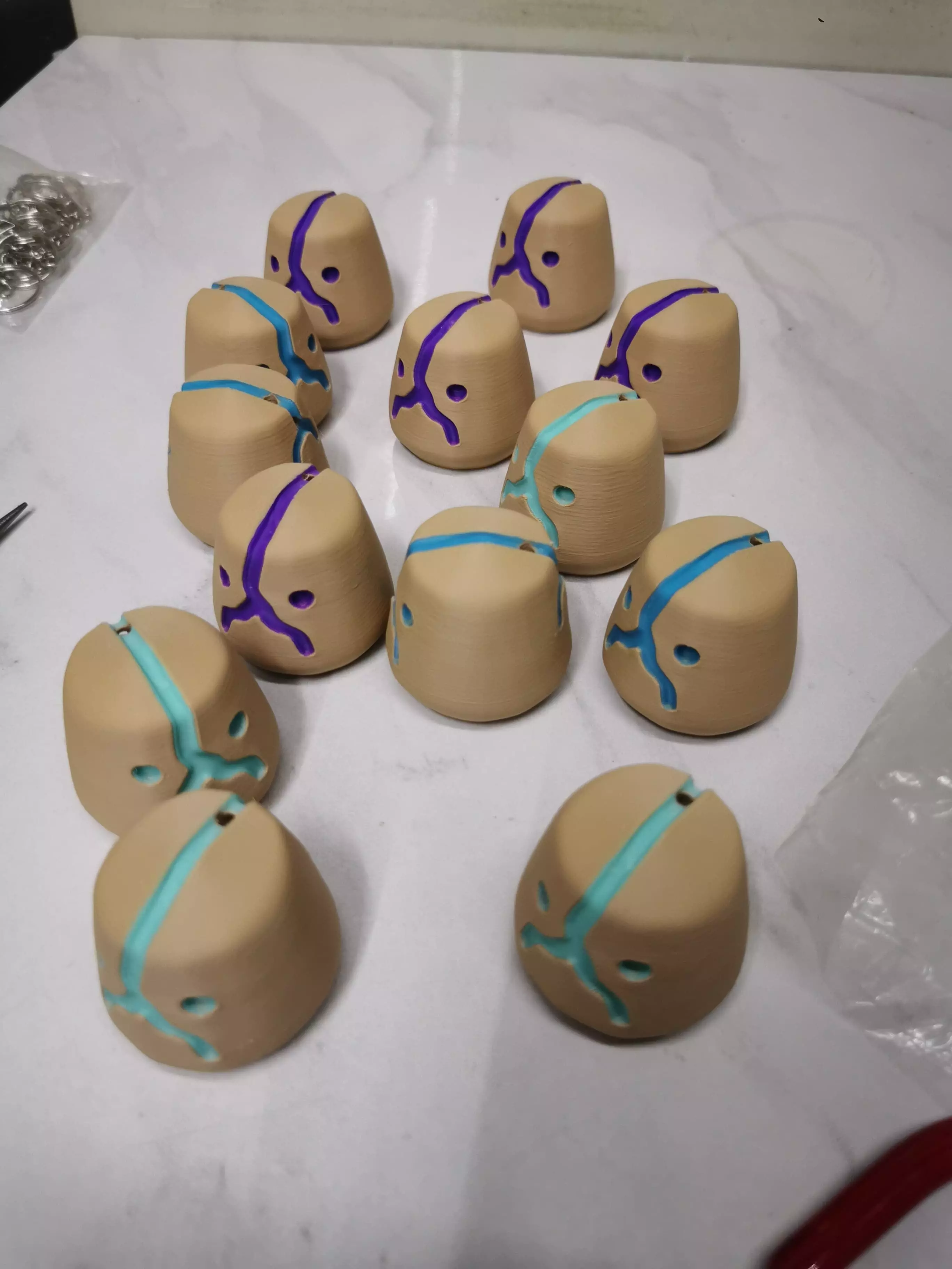 pokemon spiritomb Odd Keystone keychain 3D print model