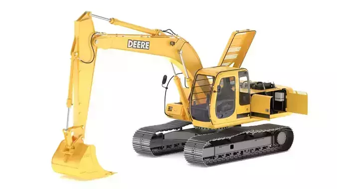 John Deere 200LC Hydraulic Excavator 3D model