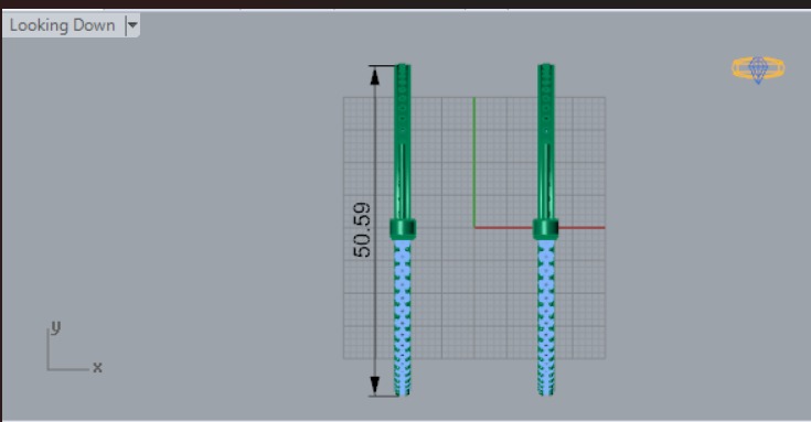 circle jewelry earring je0010 3D print model_19