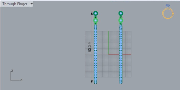circle jewelry earring je0010 3D print model_16