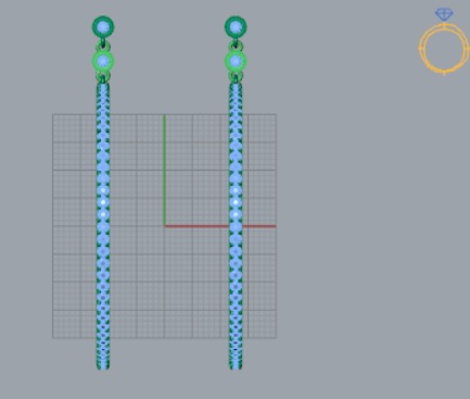 circle jewelry earring je0010 3D print model_7