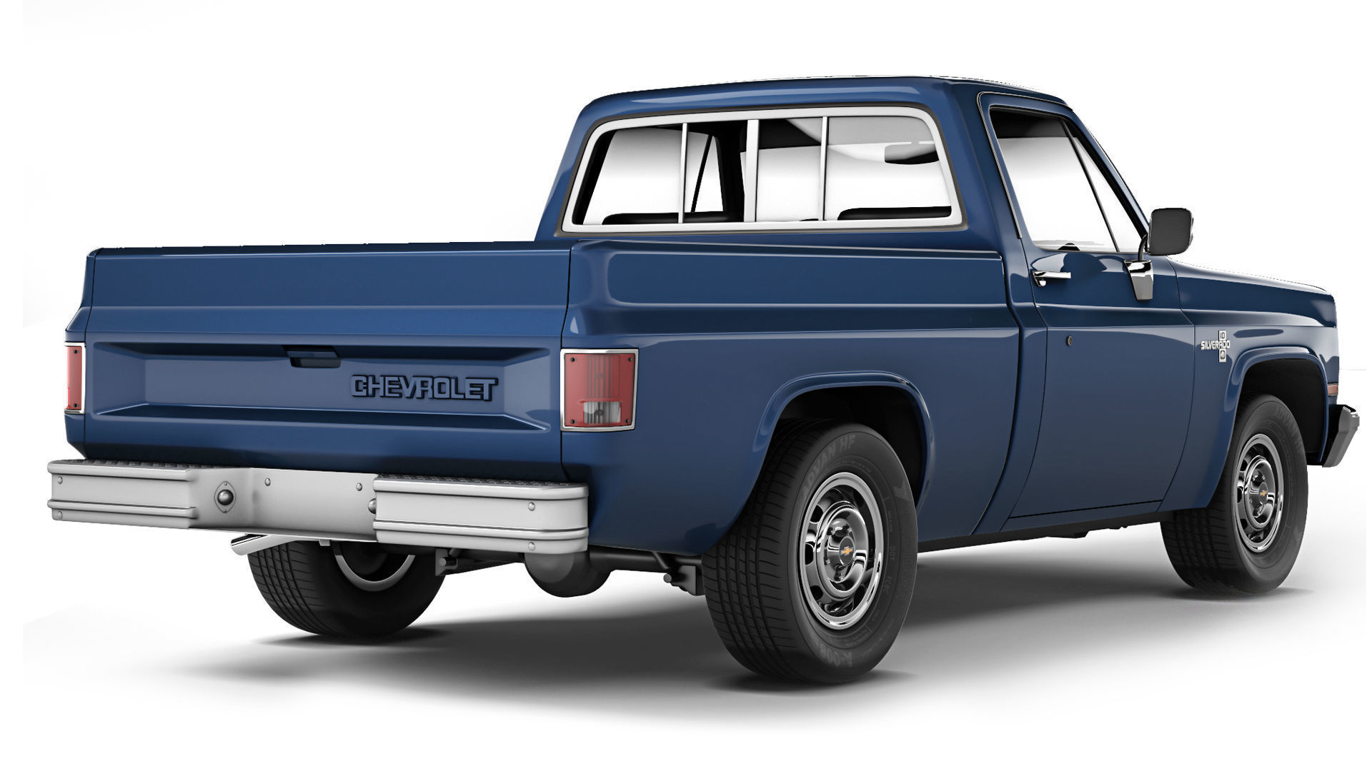 Chevrolet C10 Silverado 1982 3D model_4