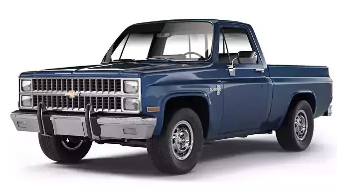 Chevrolet C10 Silverado 1982 3D model