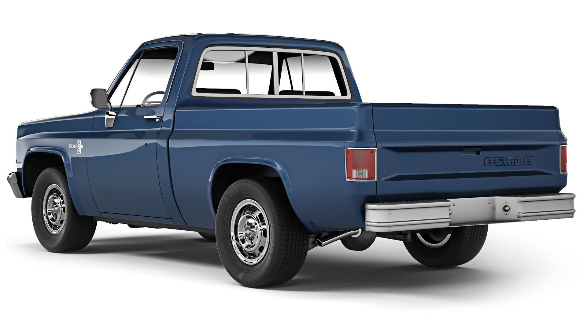 Chevrolet C10 Silverado 1982 3D model_2