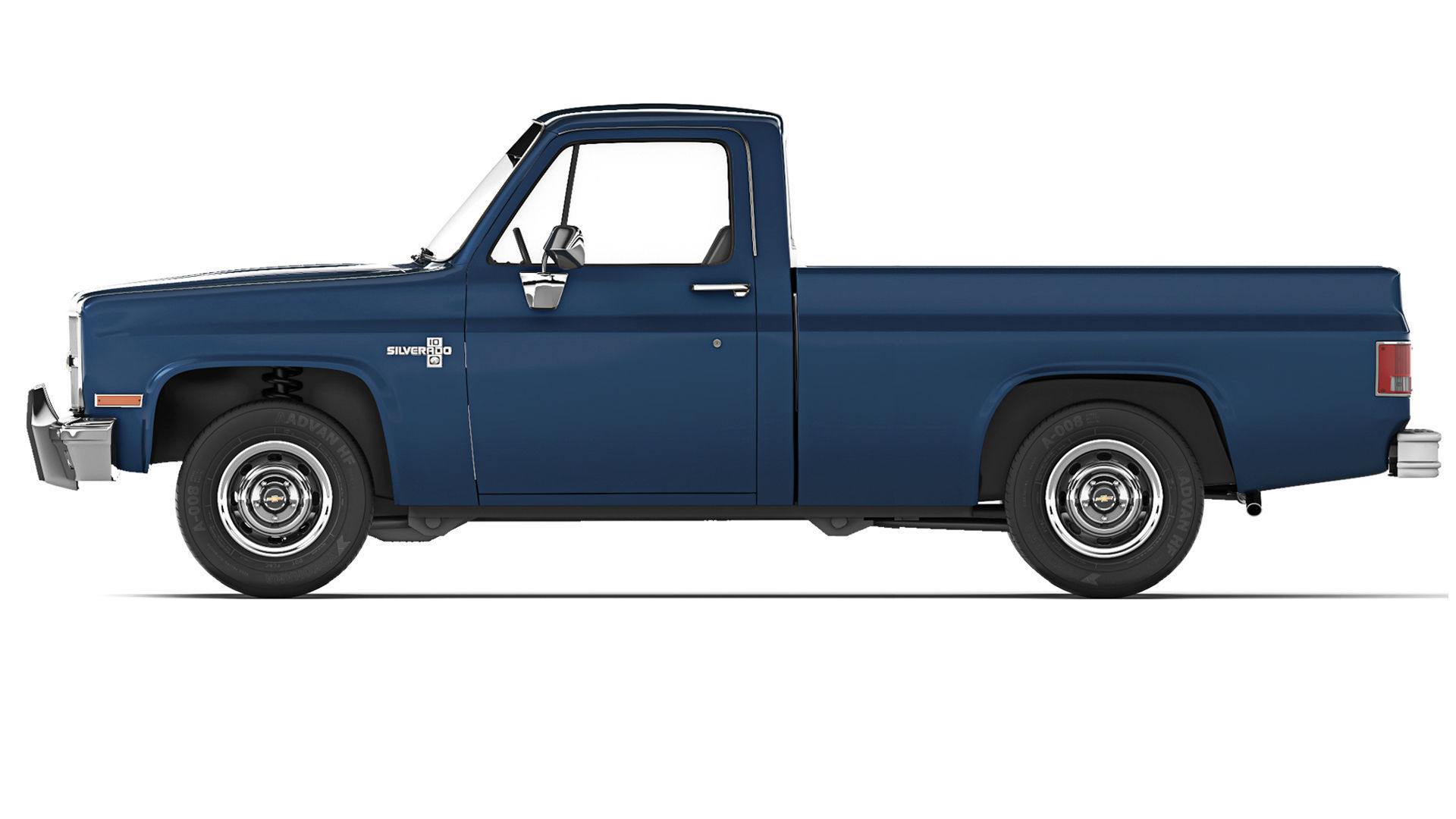 Chevrolet C10 Silverado 1982 3D model_1