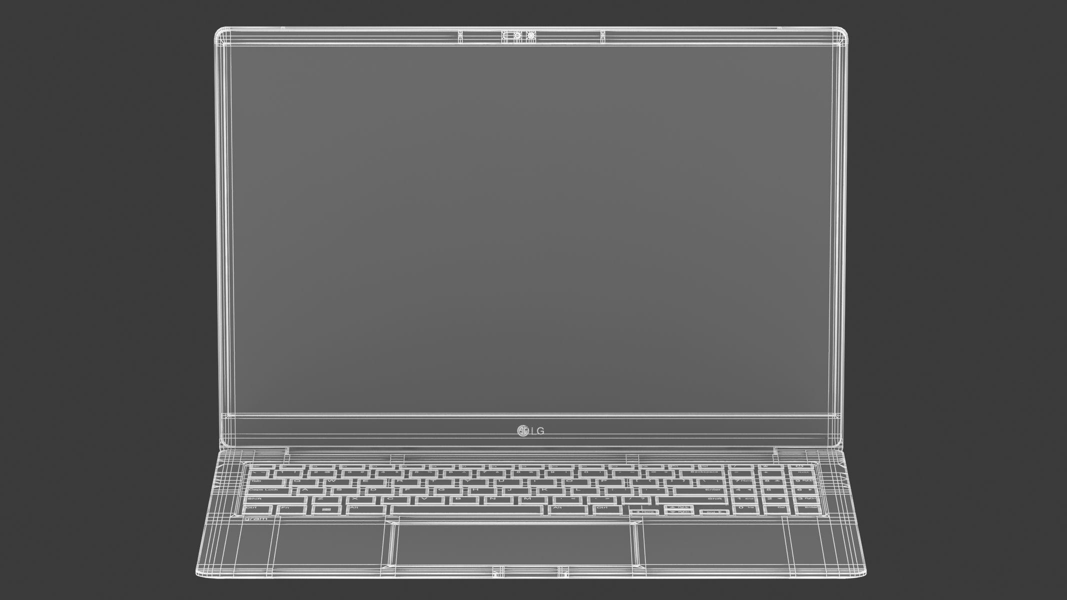 LG Gram Pro 16 3D model_21
