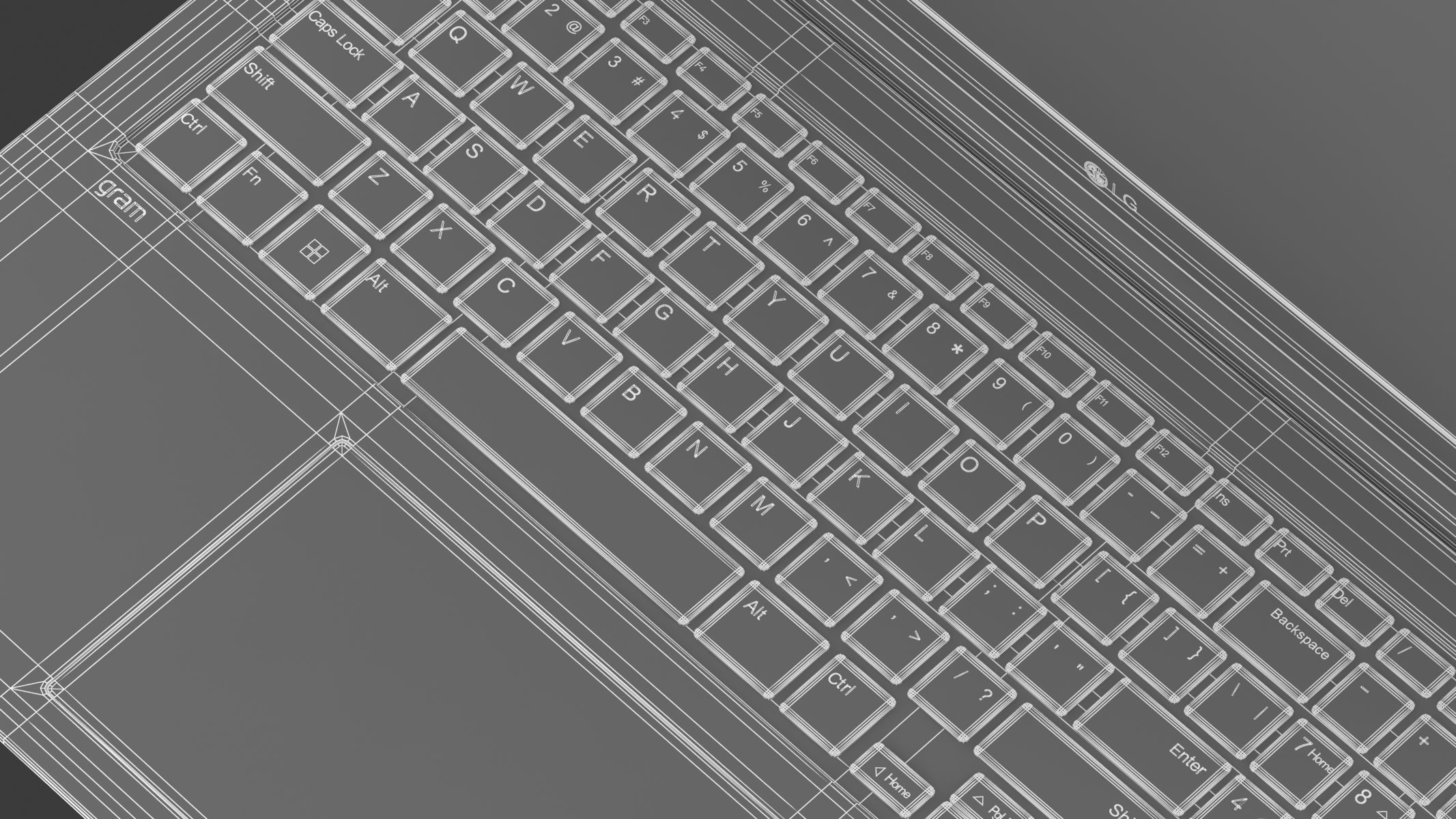 LG Gram Pro 16 3D model_38