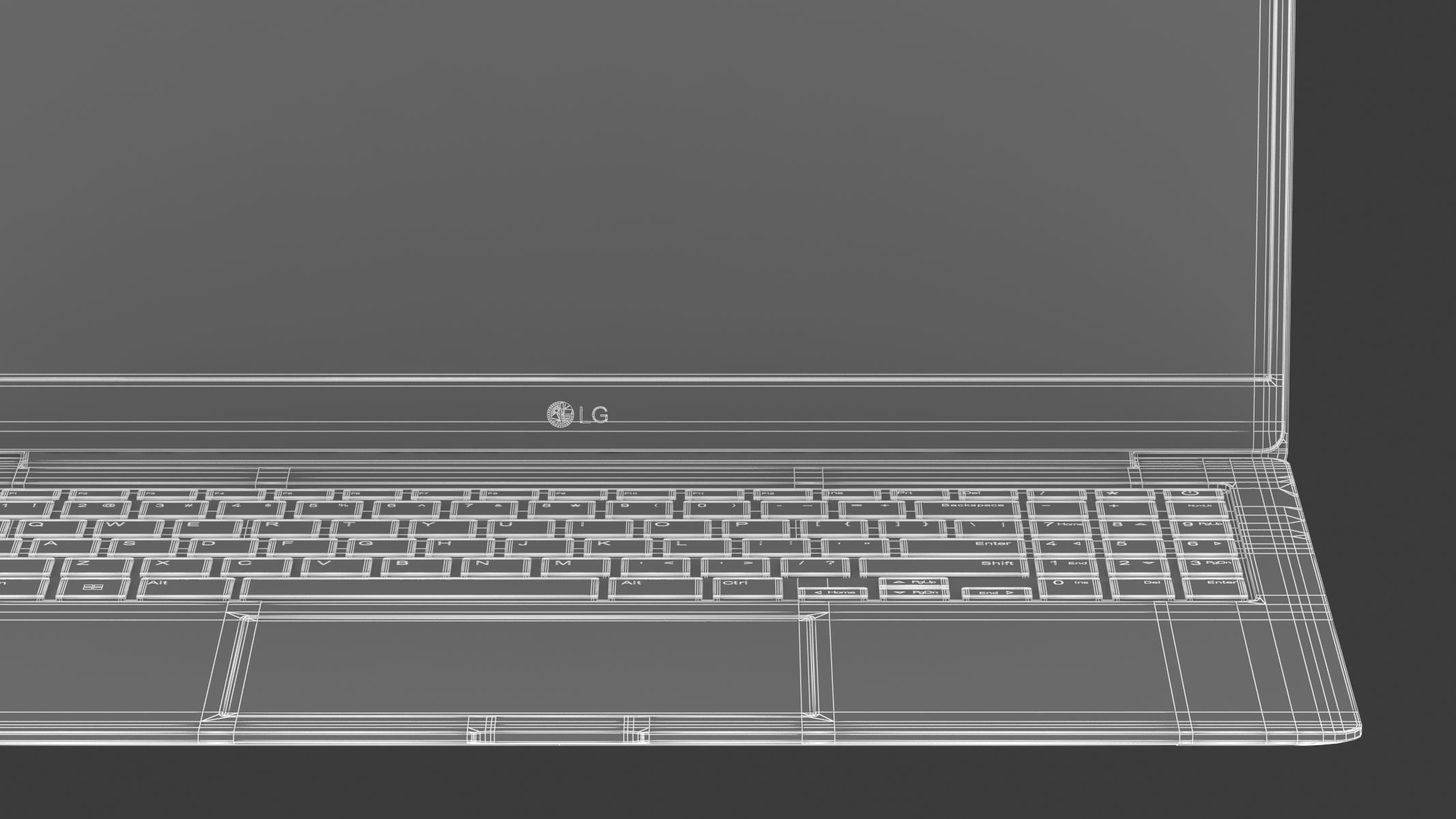 LG Gram Pro 16 3D model_31