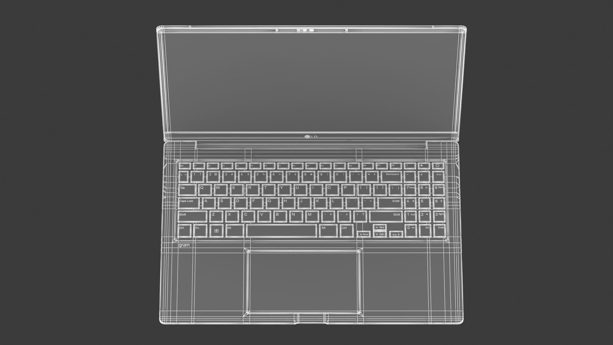 LG Gram Pro 16 3D model_29