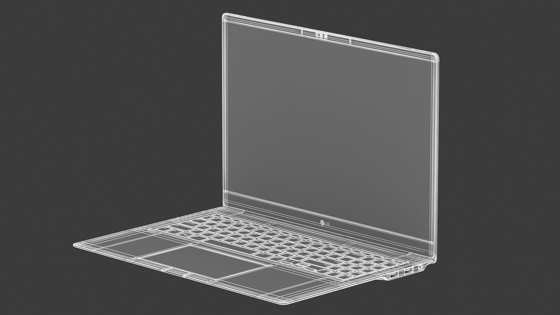 LG Gram Pro 16 3D model_28