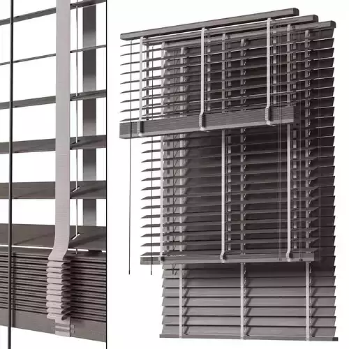 Wooden Blinds Set 32