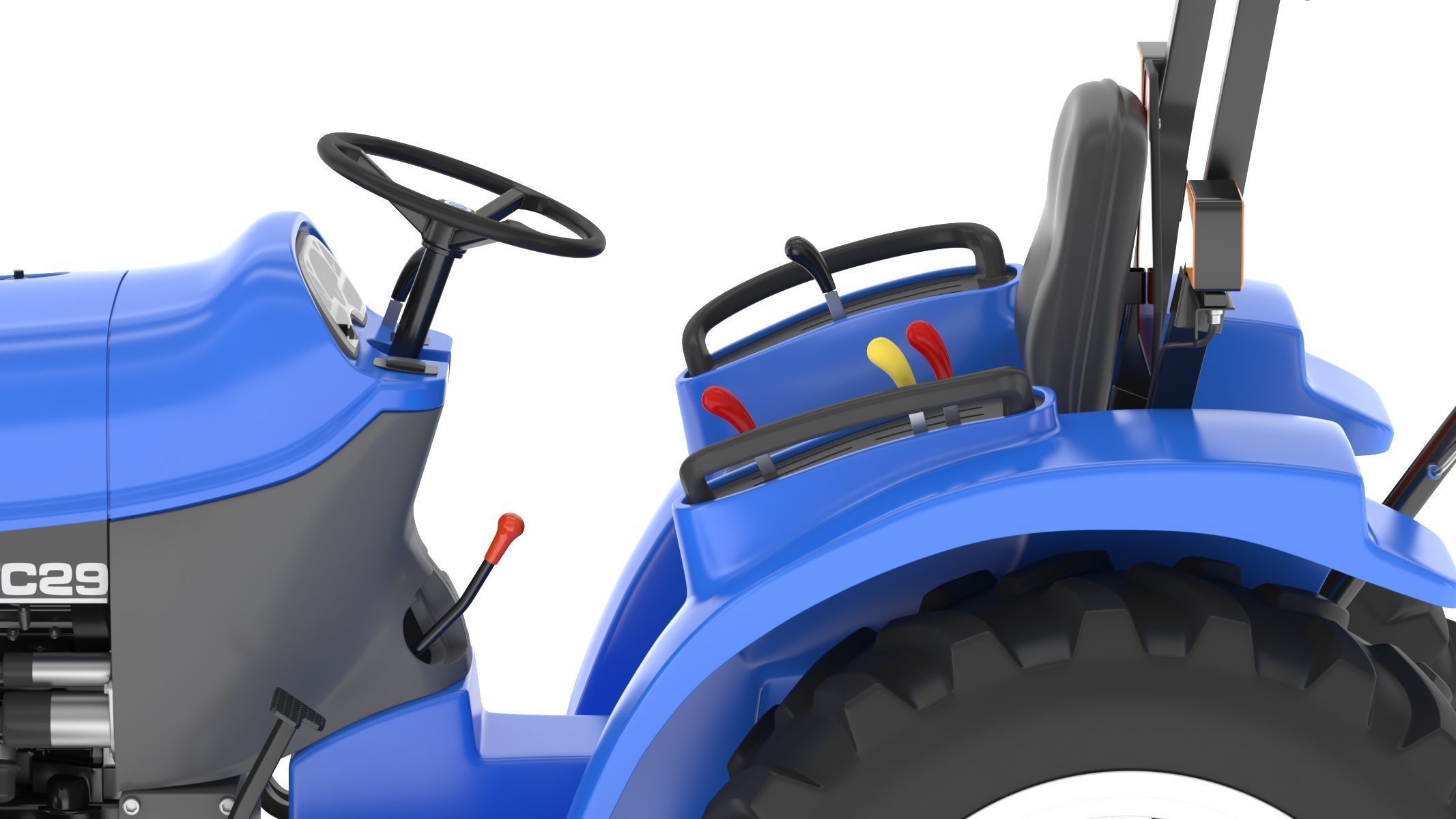 New Holland TC29 Ver 1 3D model_11