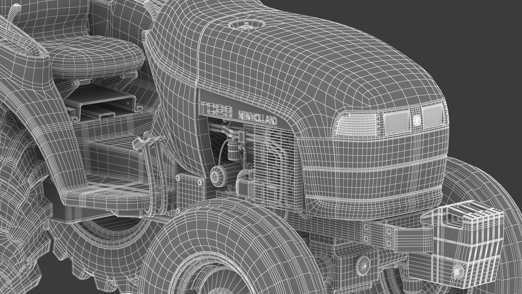 New Holland TC29 Ver 1 3D model_34
