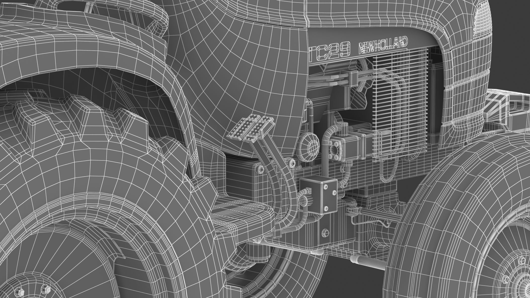 New Holland TC29 Ver 1 3D model_36