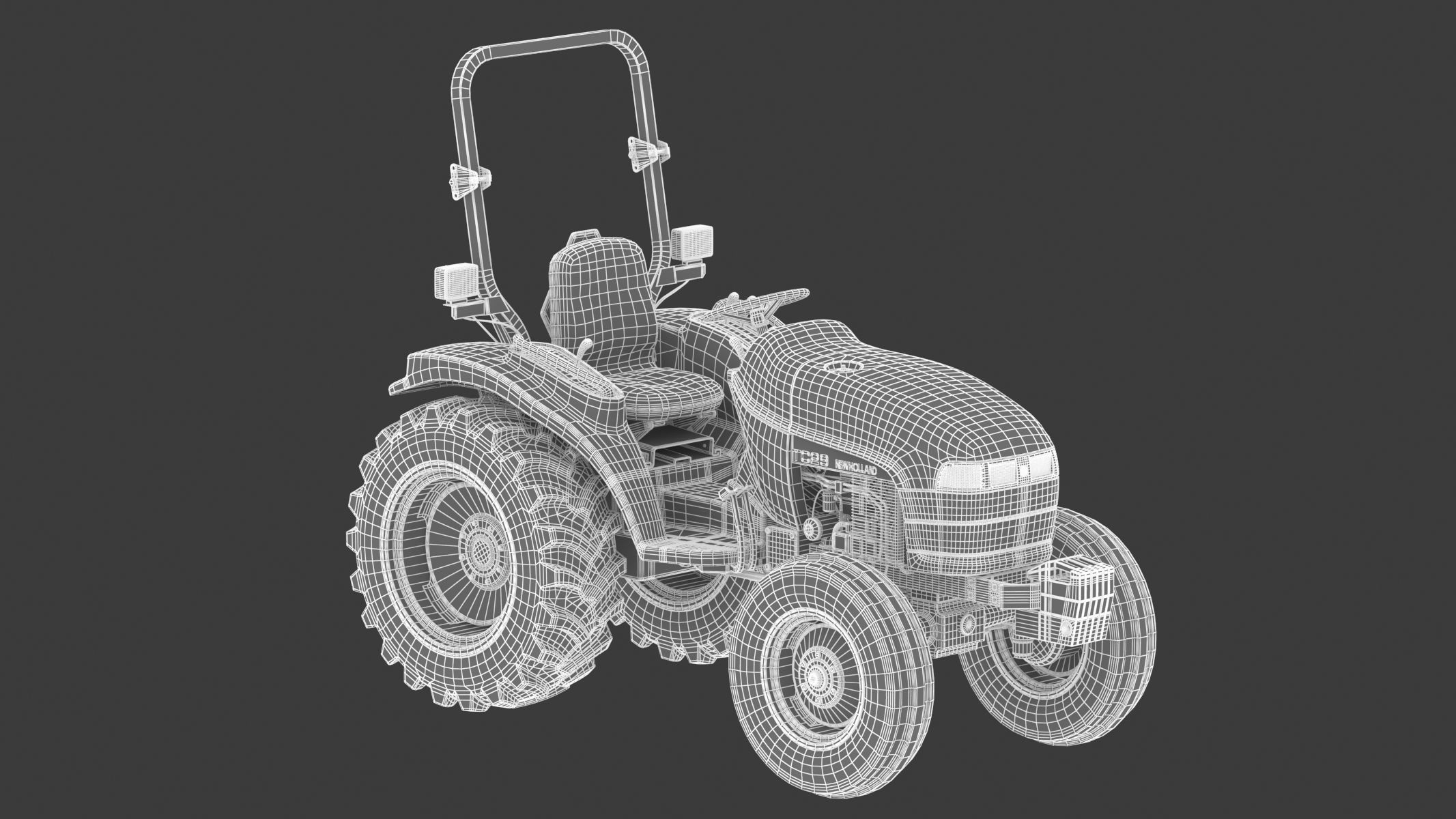 New Holland TC29 Ver 1 3D model_24