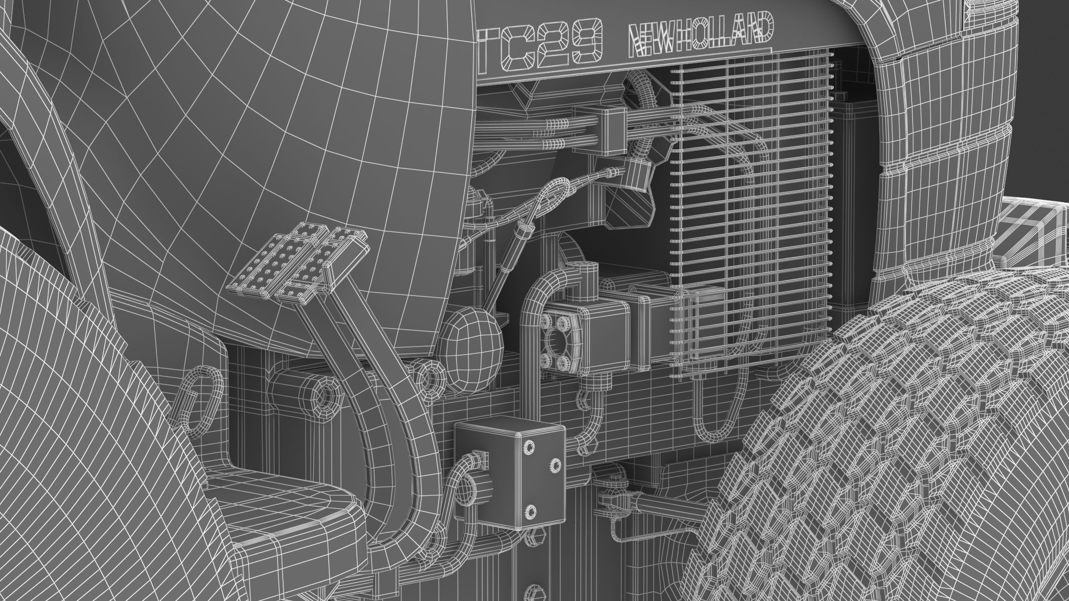 New Holland TC29 Ver 2 3D model_36