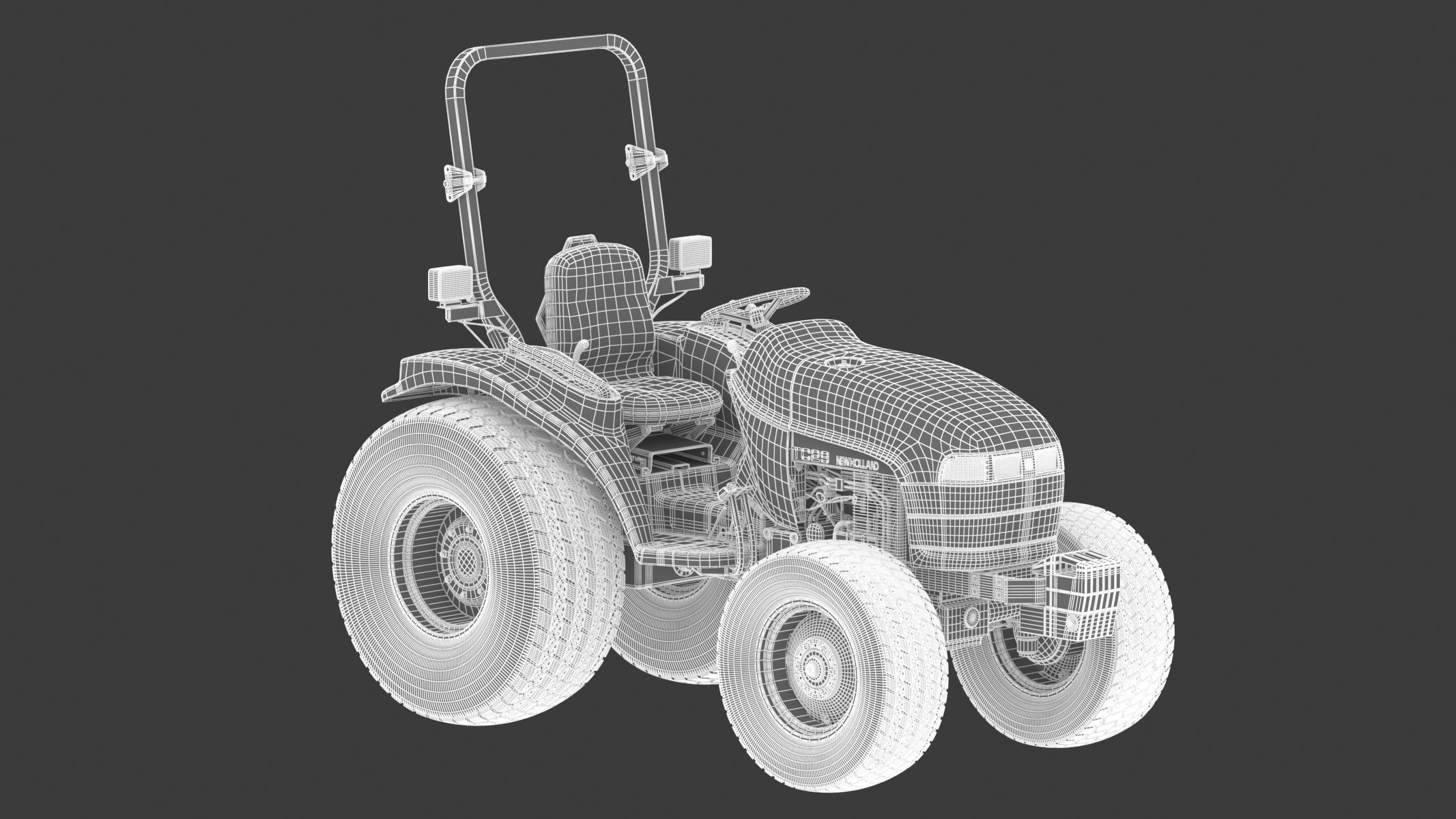 New Holland TC29 Ver 2 3D model_23