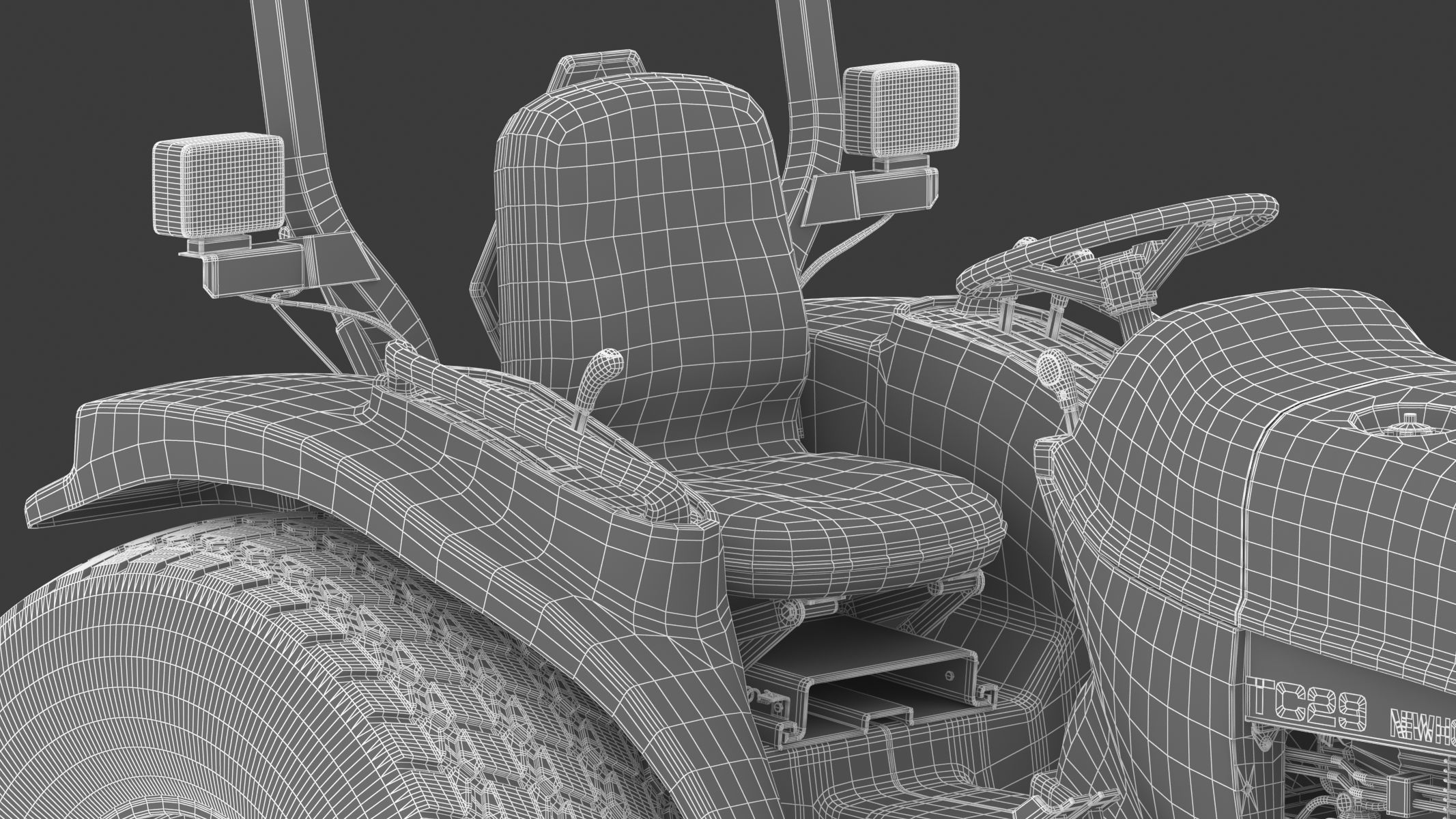 New Holland TC29 Ver 2 3D model_37