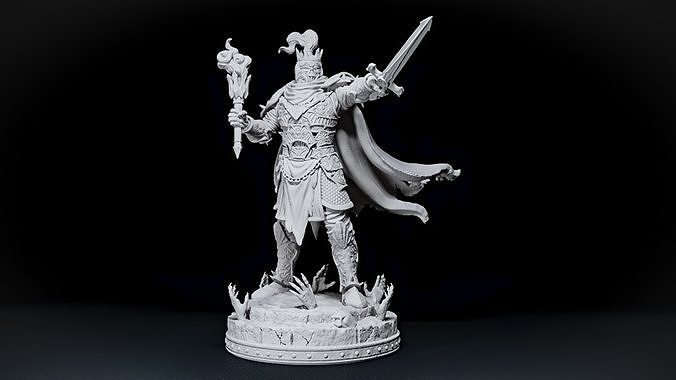 skull warrior v2 3D print model