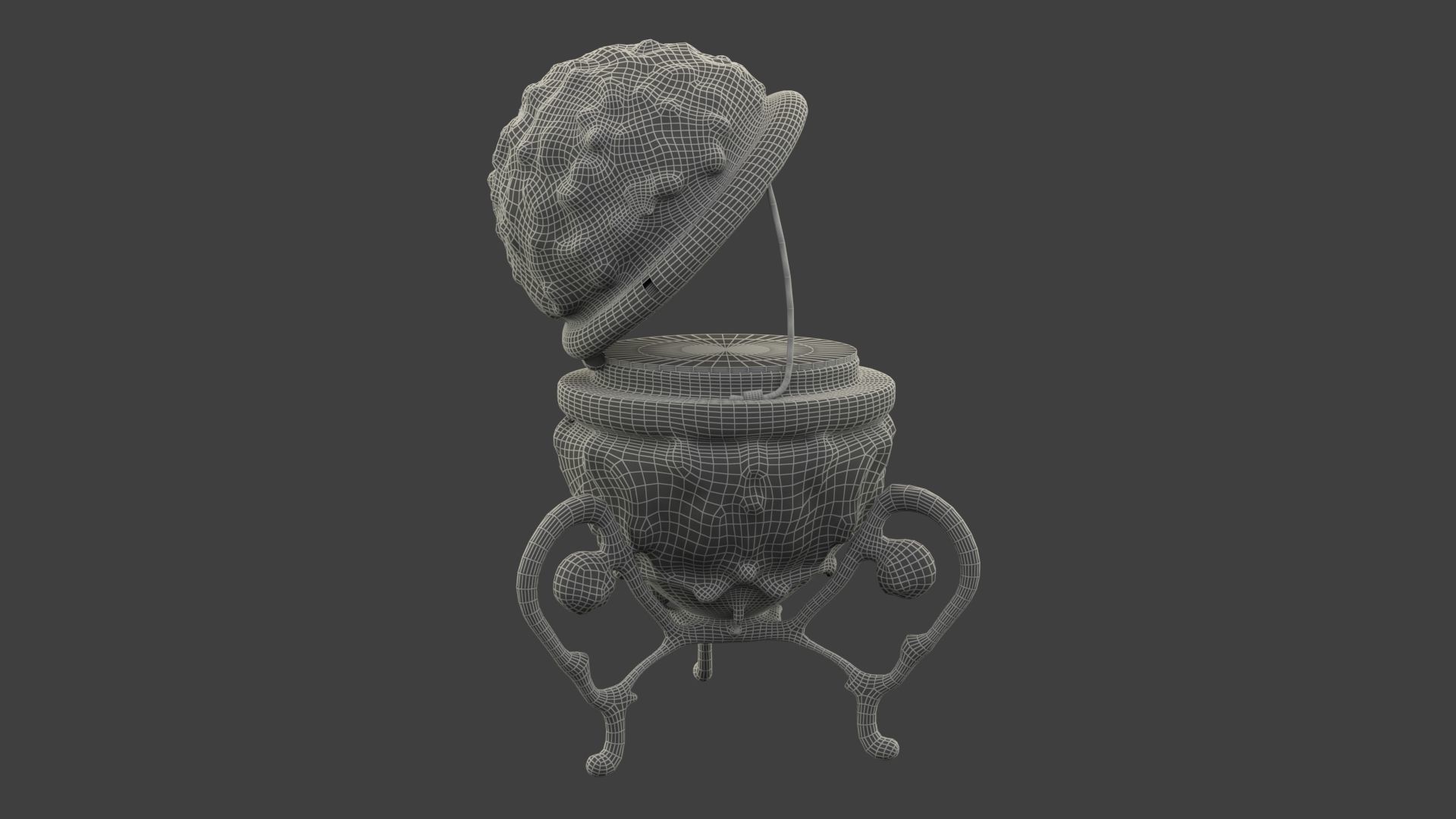 Russian  Faberge egg  Low-poly 3D model_7