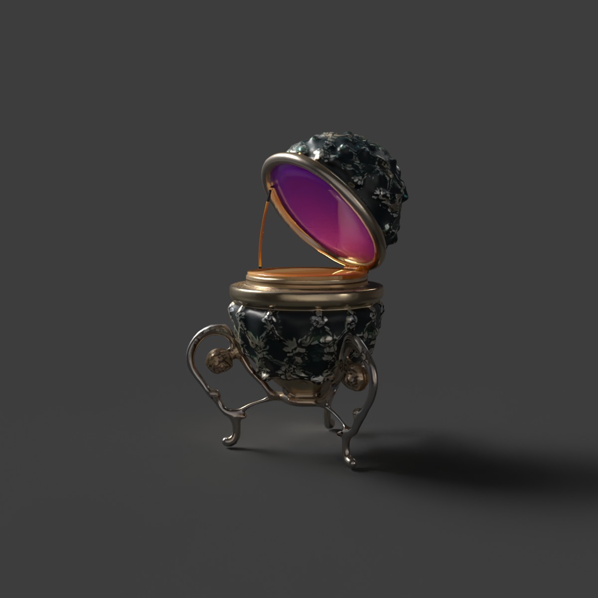 Russian  Faberge egg  Low-poly 3D model_6