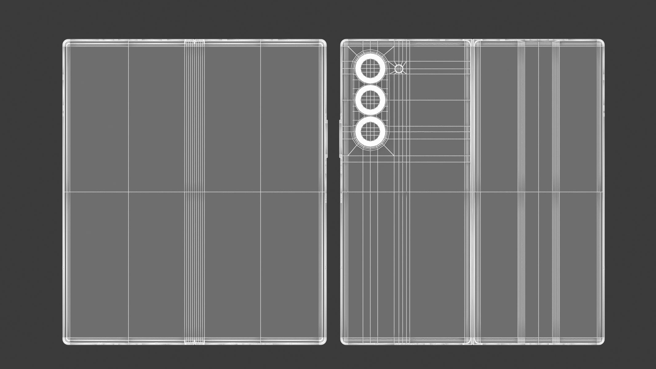 Samsung Galaxy Z Fold6 Silver Shadow 3D model_11