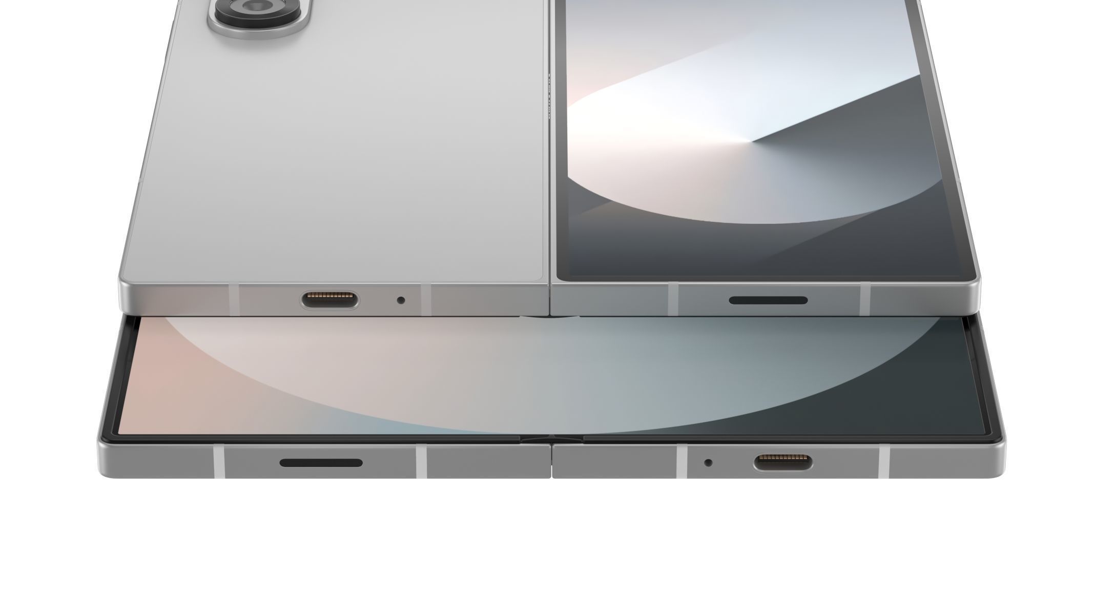 Samsung Galaxy Z Fold6 Silver Shadow 3D model_10