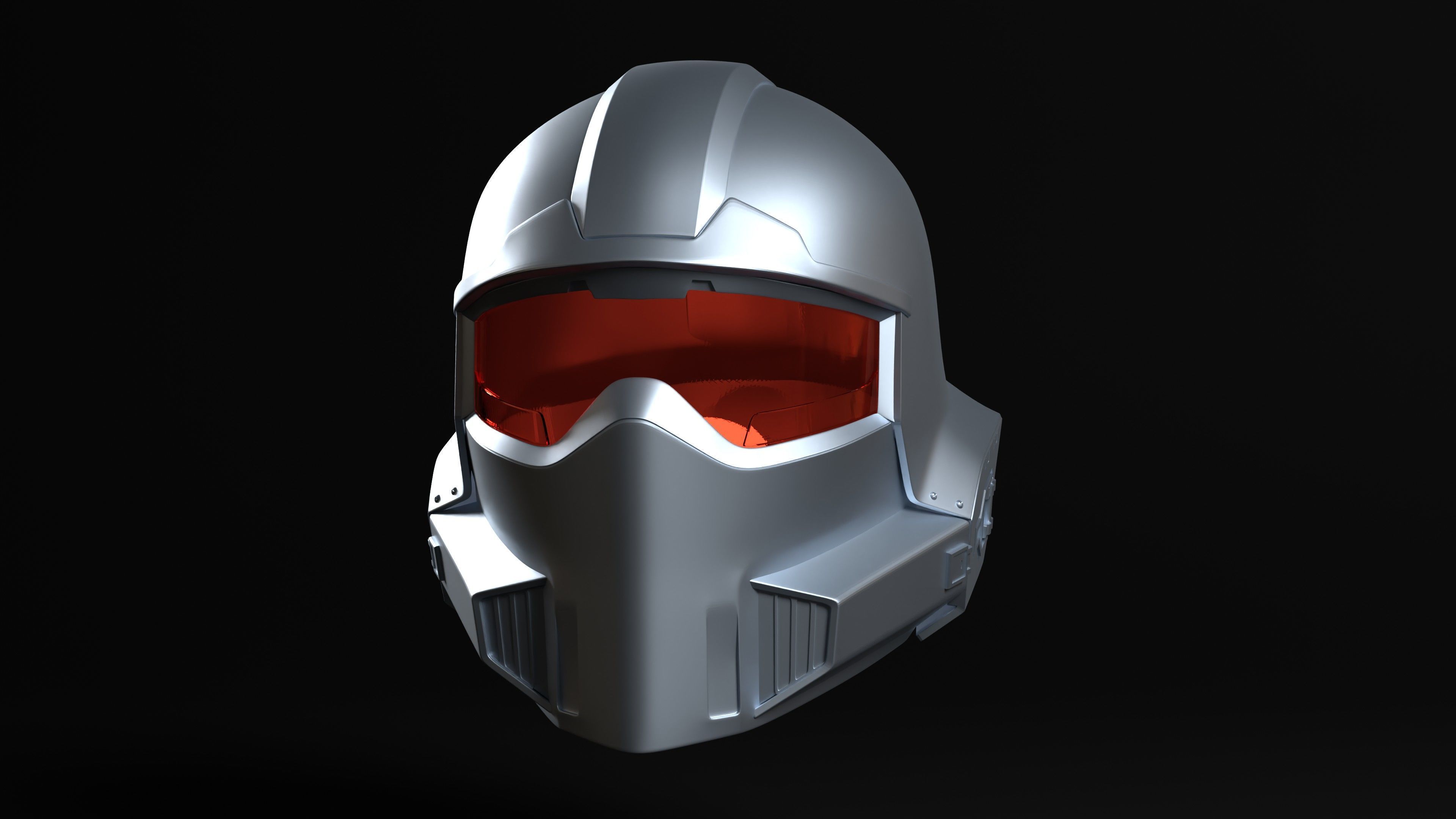 Hell driver Sci fi Helmet for Cosplay 3D print model_12