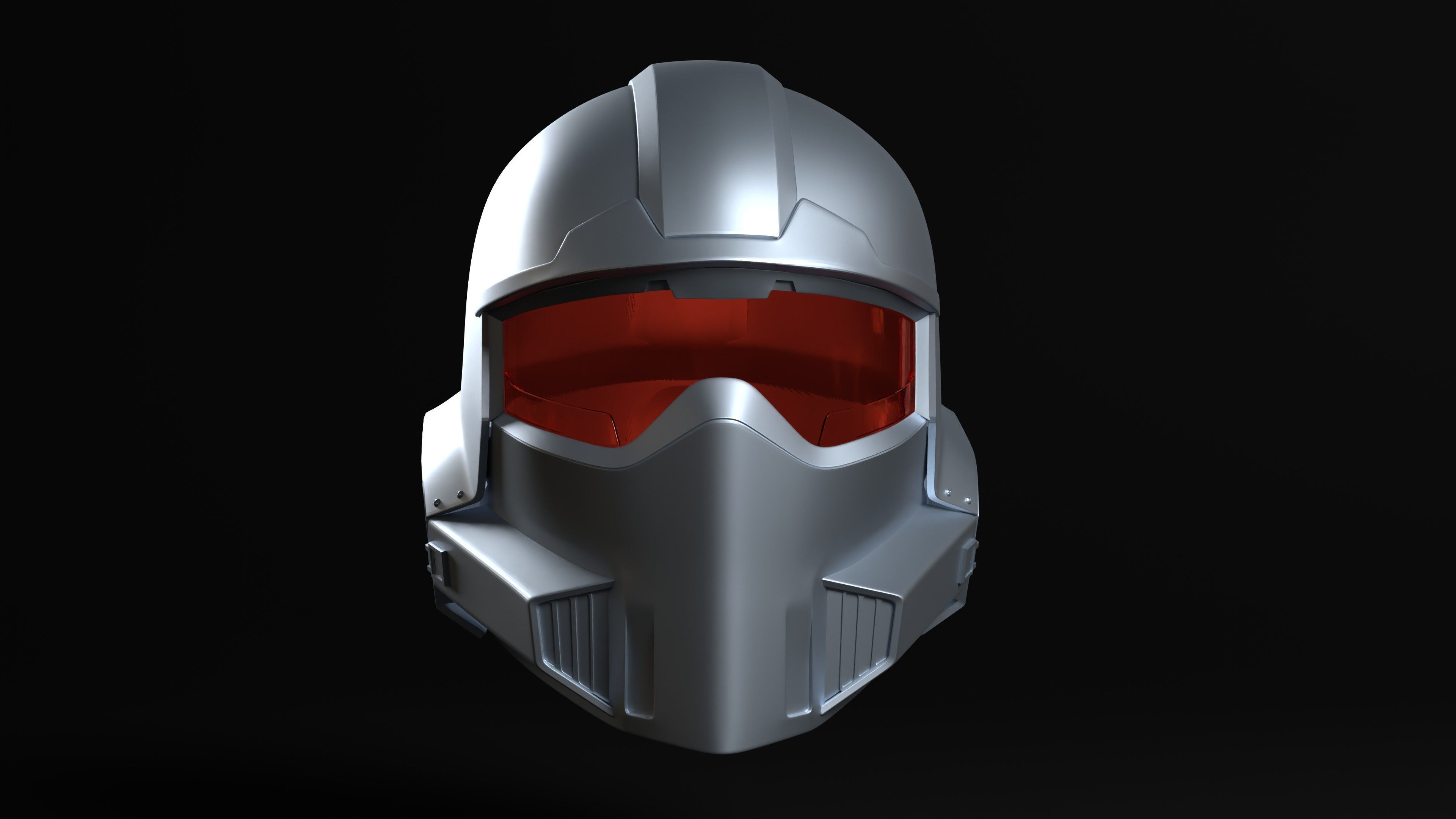 Hell driver Sci fi Helmet for Cosplay 3D print model_1