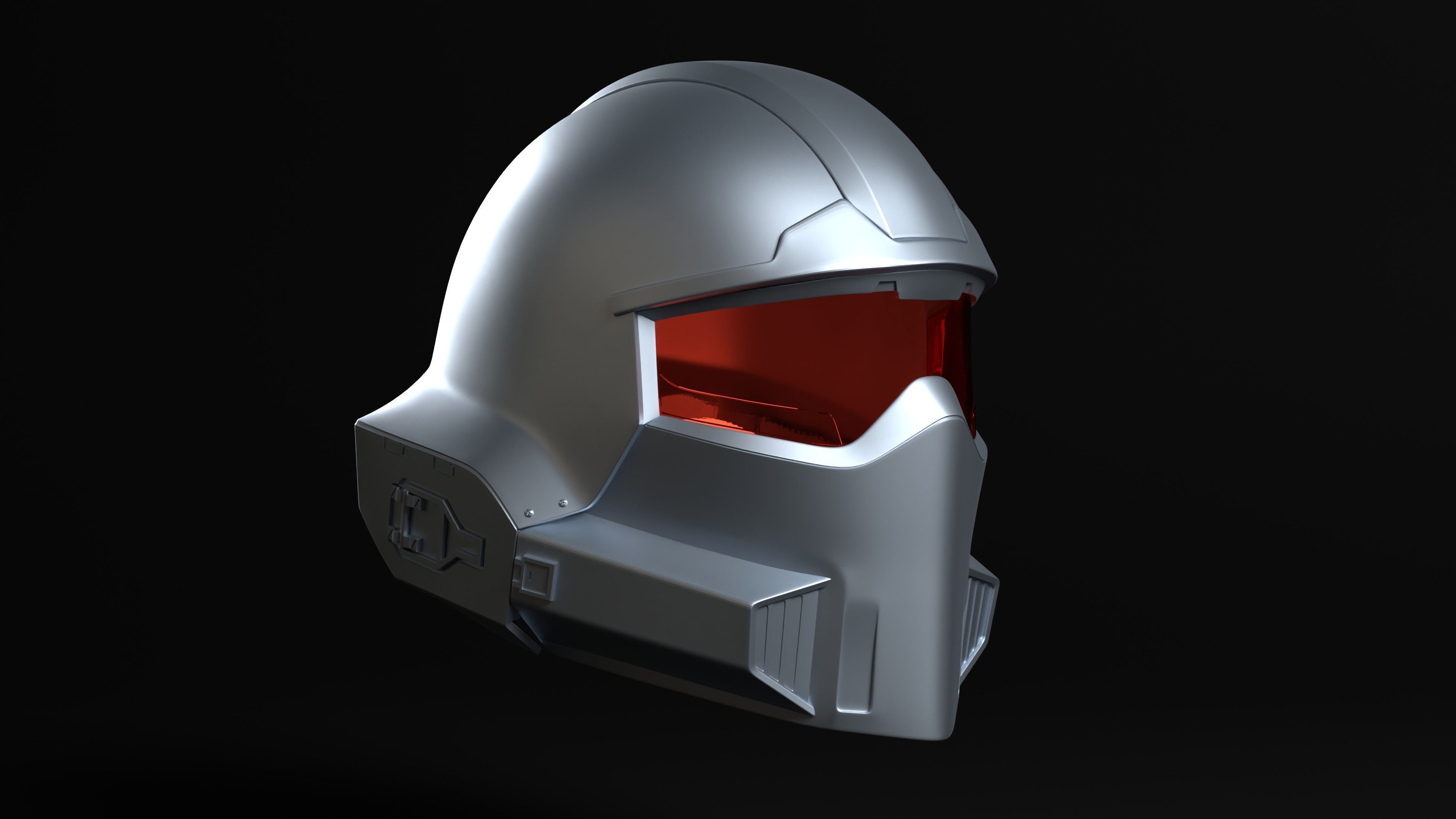 Hell driver Sci fi Helmet for Cosplay 3D print model_4