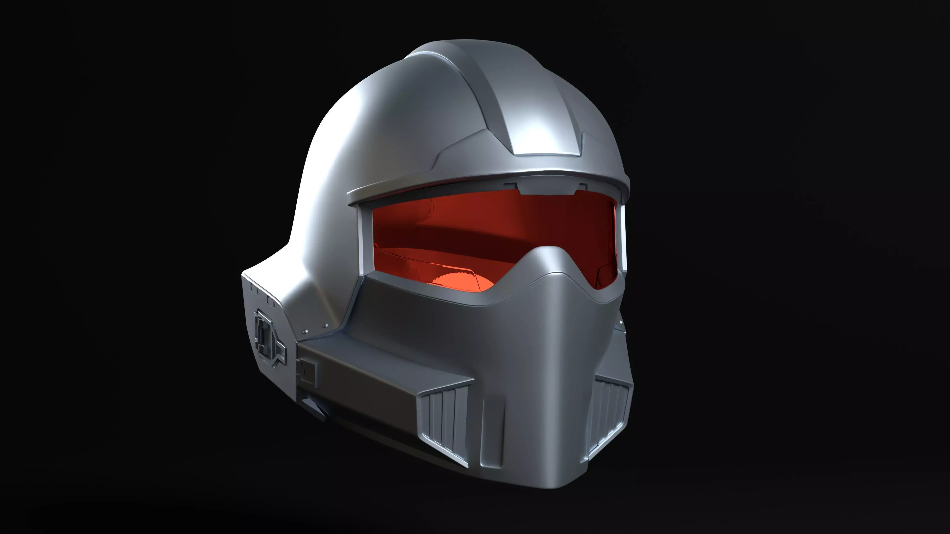 Hell driver Sci fi Helmet for Cosplay 3D print model_0