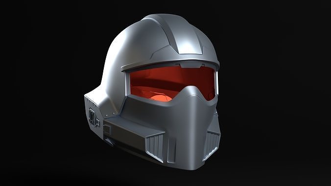 Hell driver Sci fi Helmet for Cosplay  3D print model