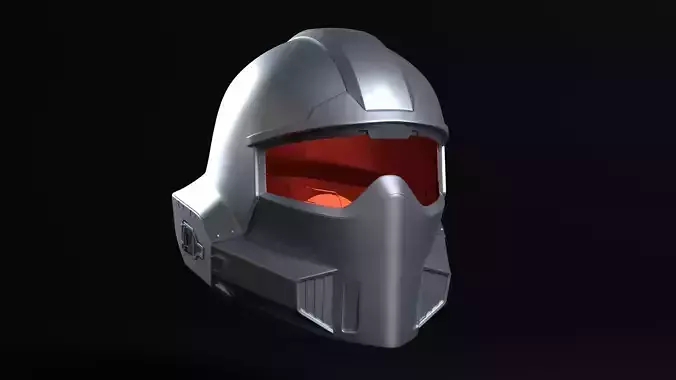 Hell driver Sci fi Helmet for Cosplay  3D print model