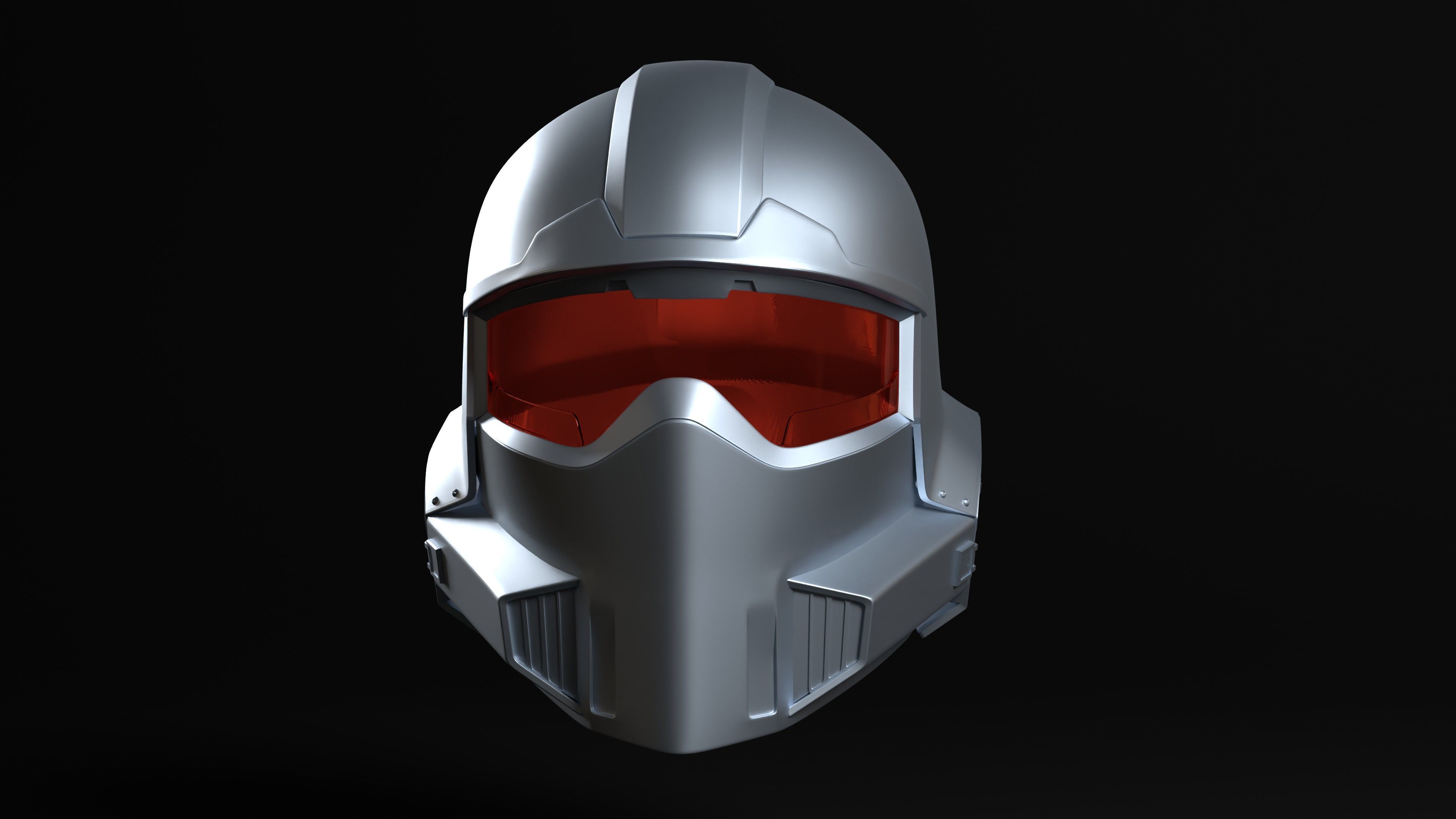 Hell driver Sci fi Helmet for Cosplay 3D print model_13