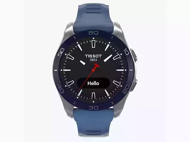 Tissot T-Touch Connect Sport Silver 3D model