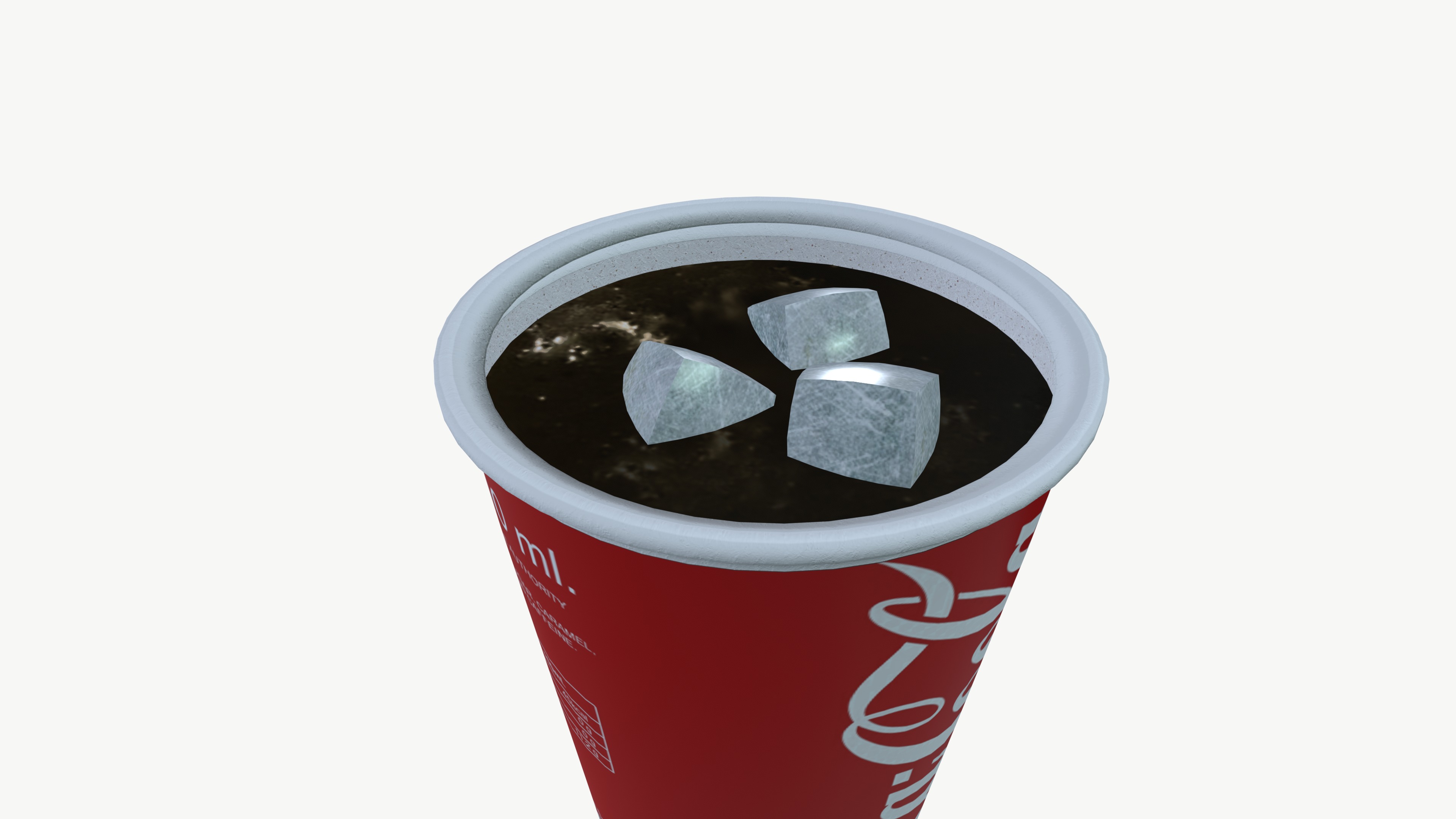 Coca Cola Cup 3D model_3