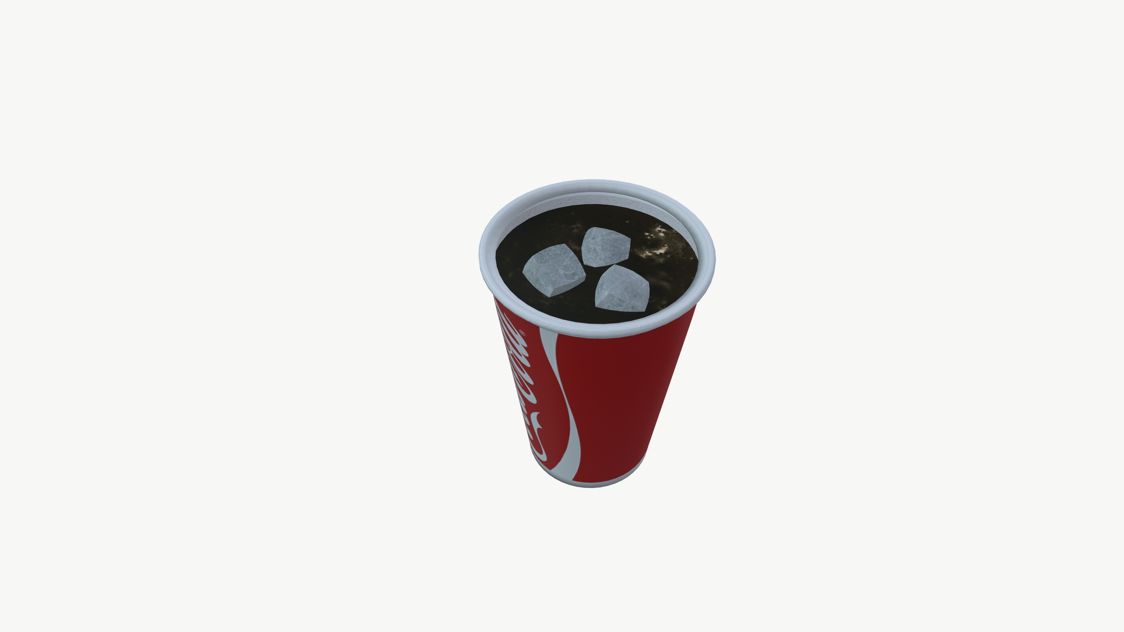 Coca Cola Cup 3D model_8