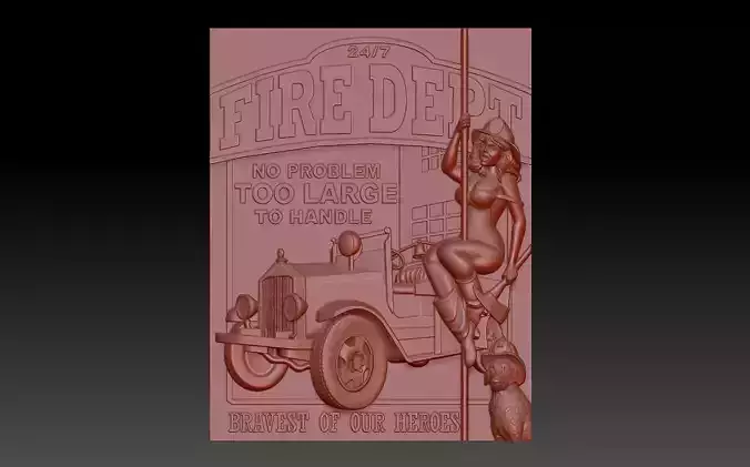 Fire dept 3D print model
