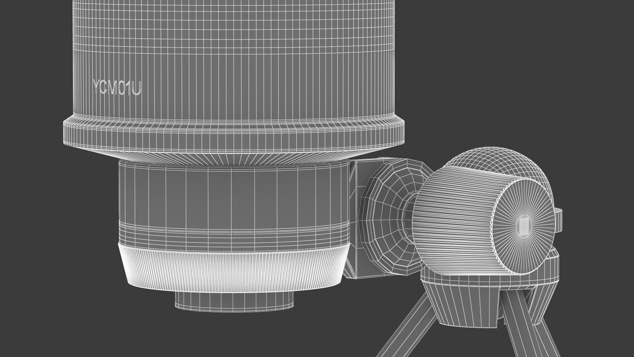 Yamaha YCM01U USB Micro Black 3D model_38