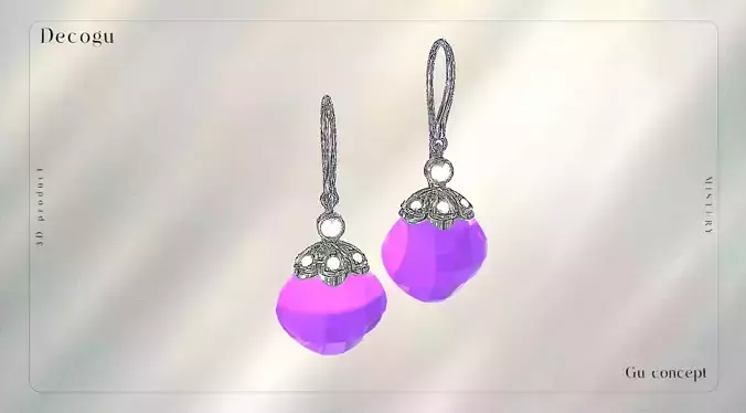 Amethyst Teardrop Earrings