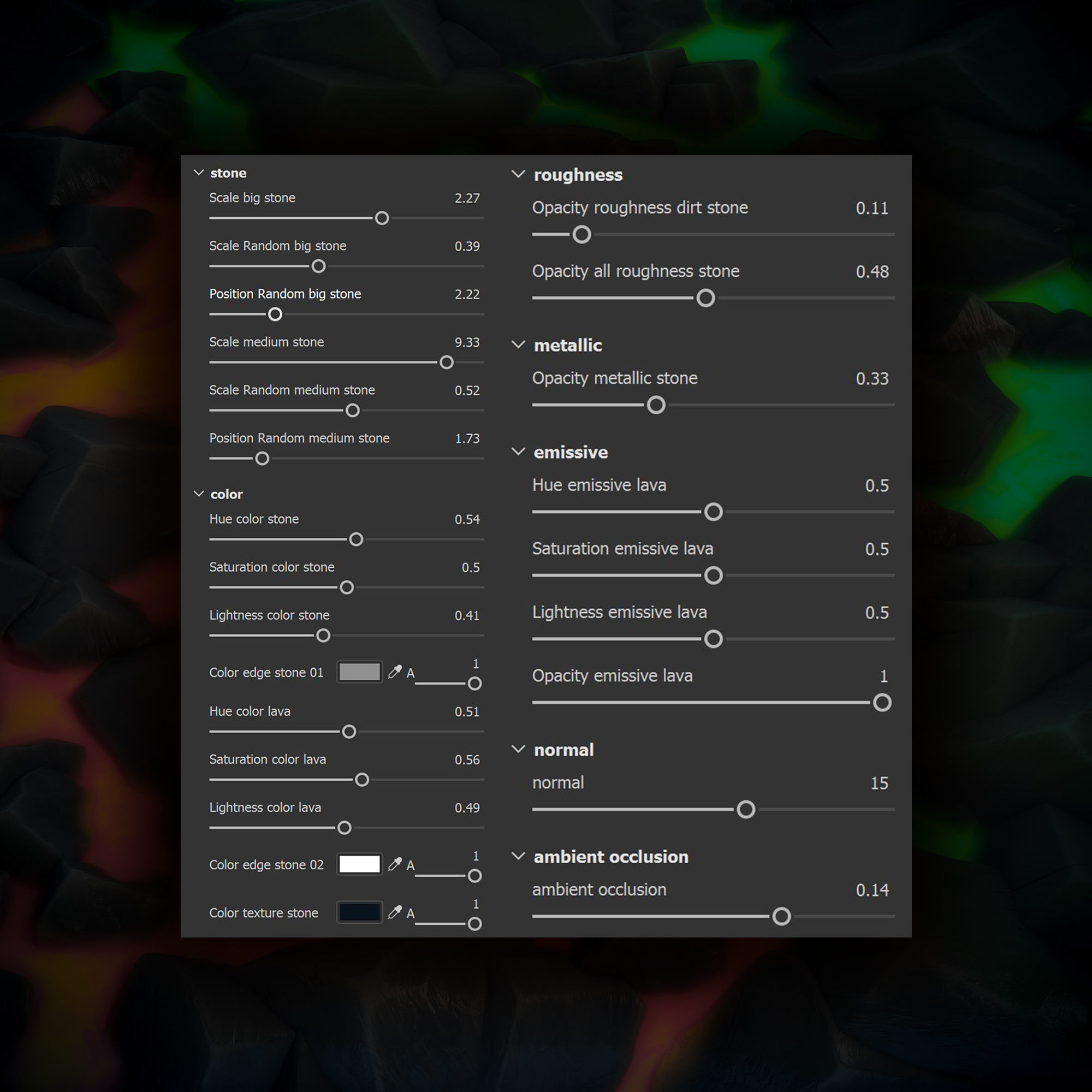 Lava bundle VOL 01 - Maps - Sbsar Texture_1