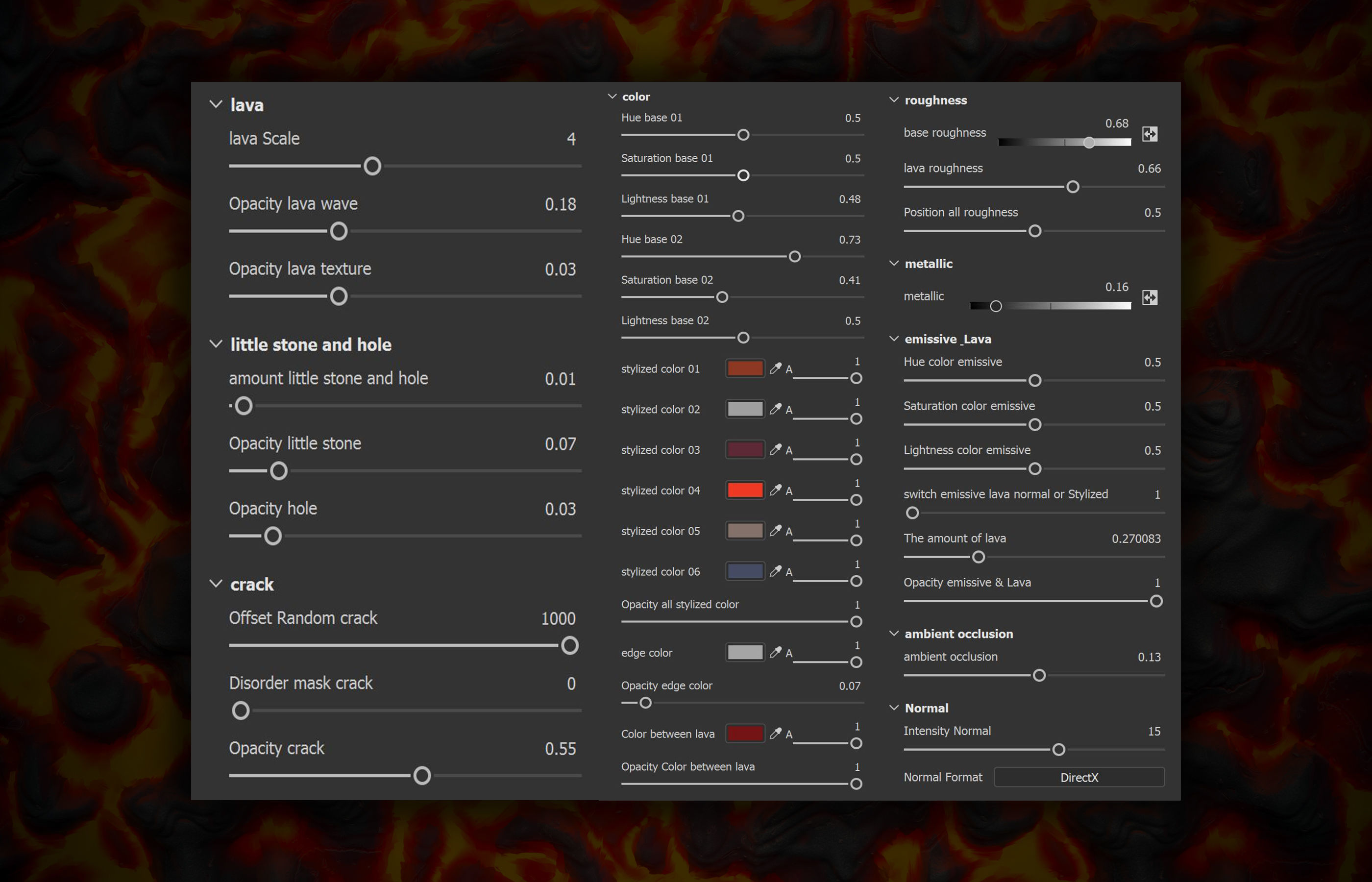 Lava bundle VOL 01 - Maps - Sbsar Texture_5