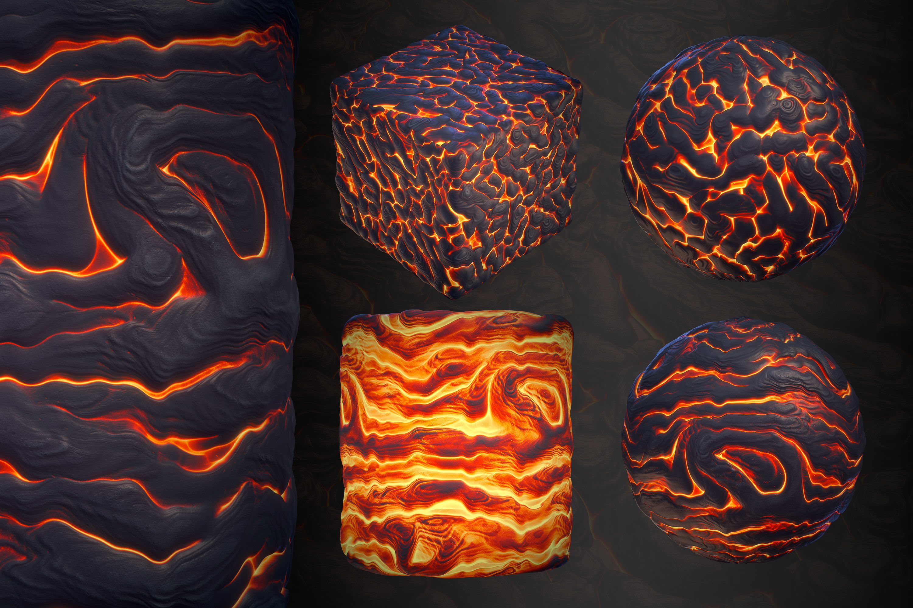 Lava bundle VOL 01 - Maps - Sbsar Texture_2