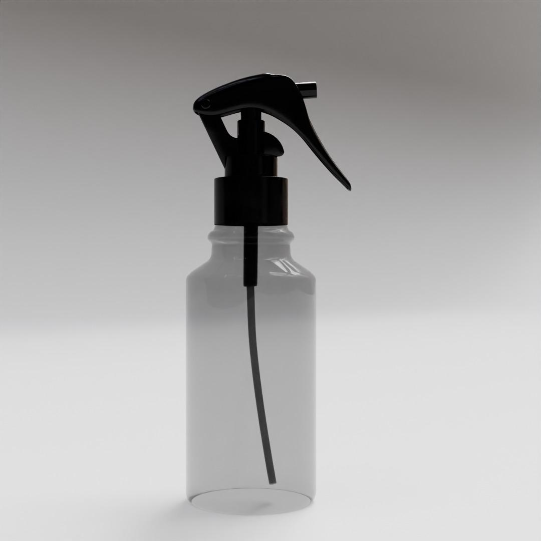 Perfume spray bottle 3D model_1