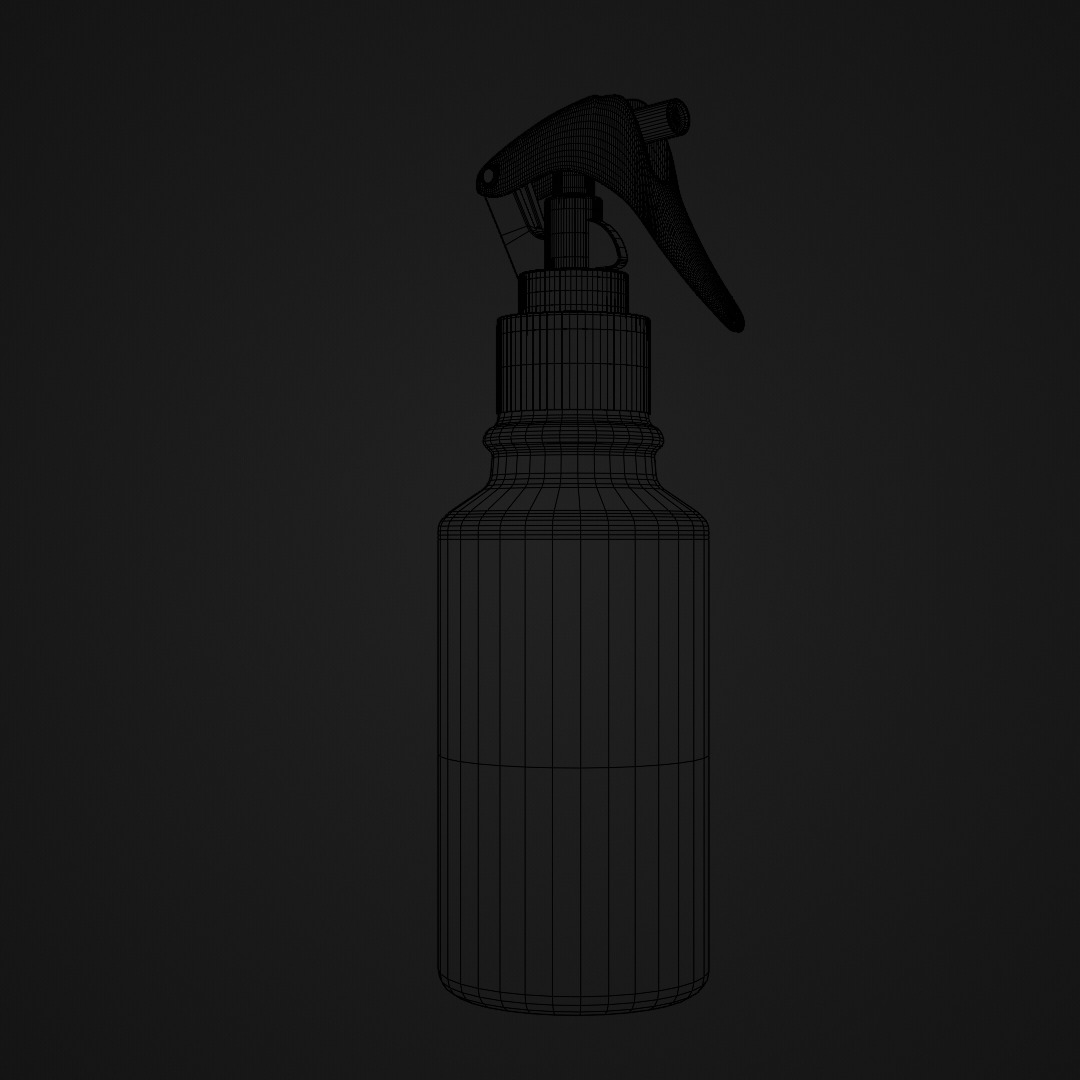 Perfume spray bottle 3D model_3