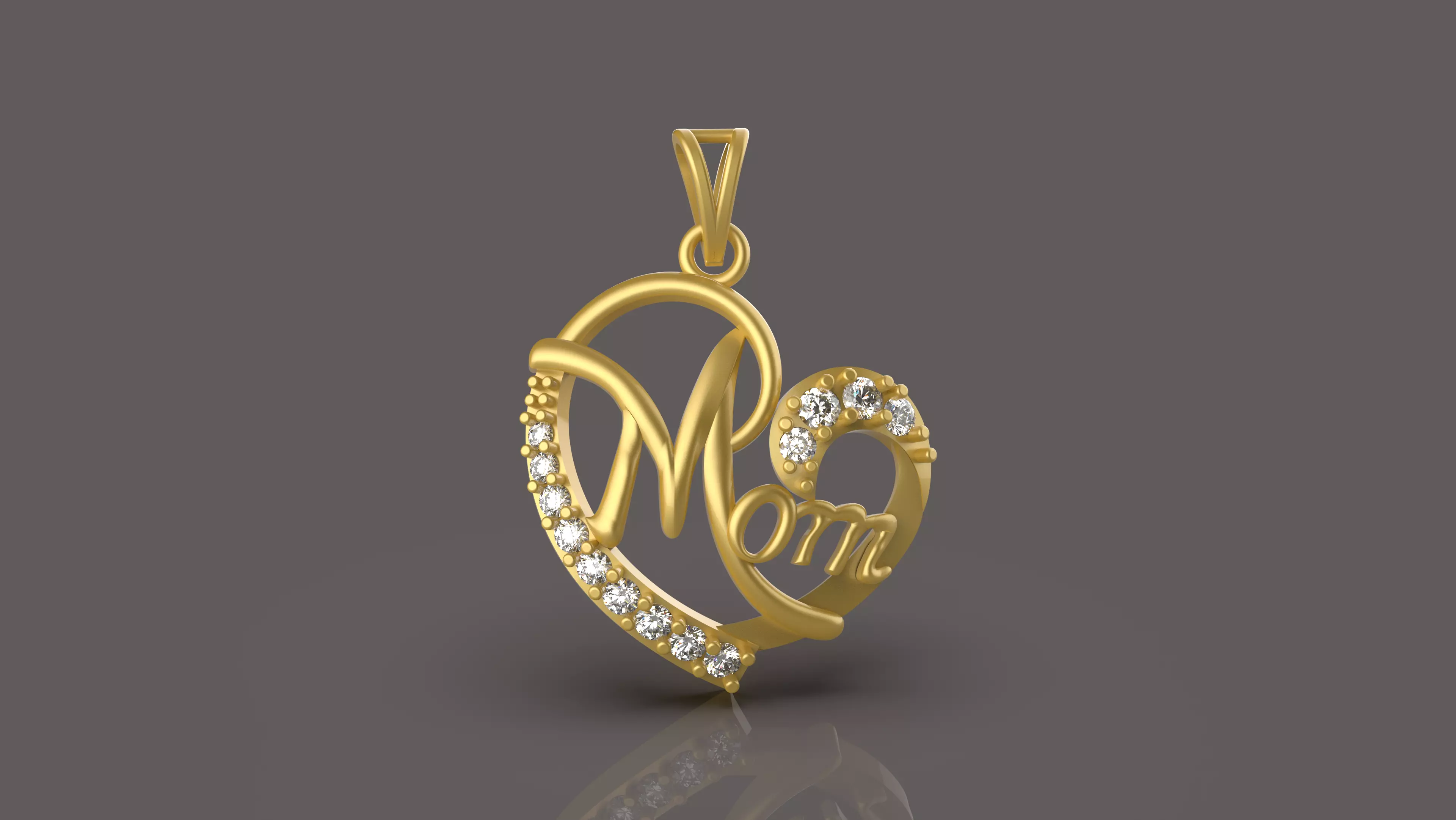 Mom 3d Pendant - 0028 3D print model