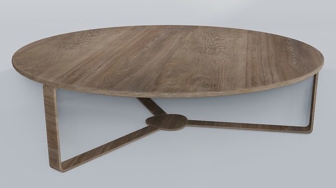 Circular Table Free low-poly 3D model