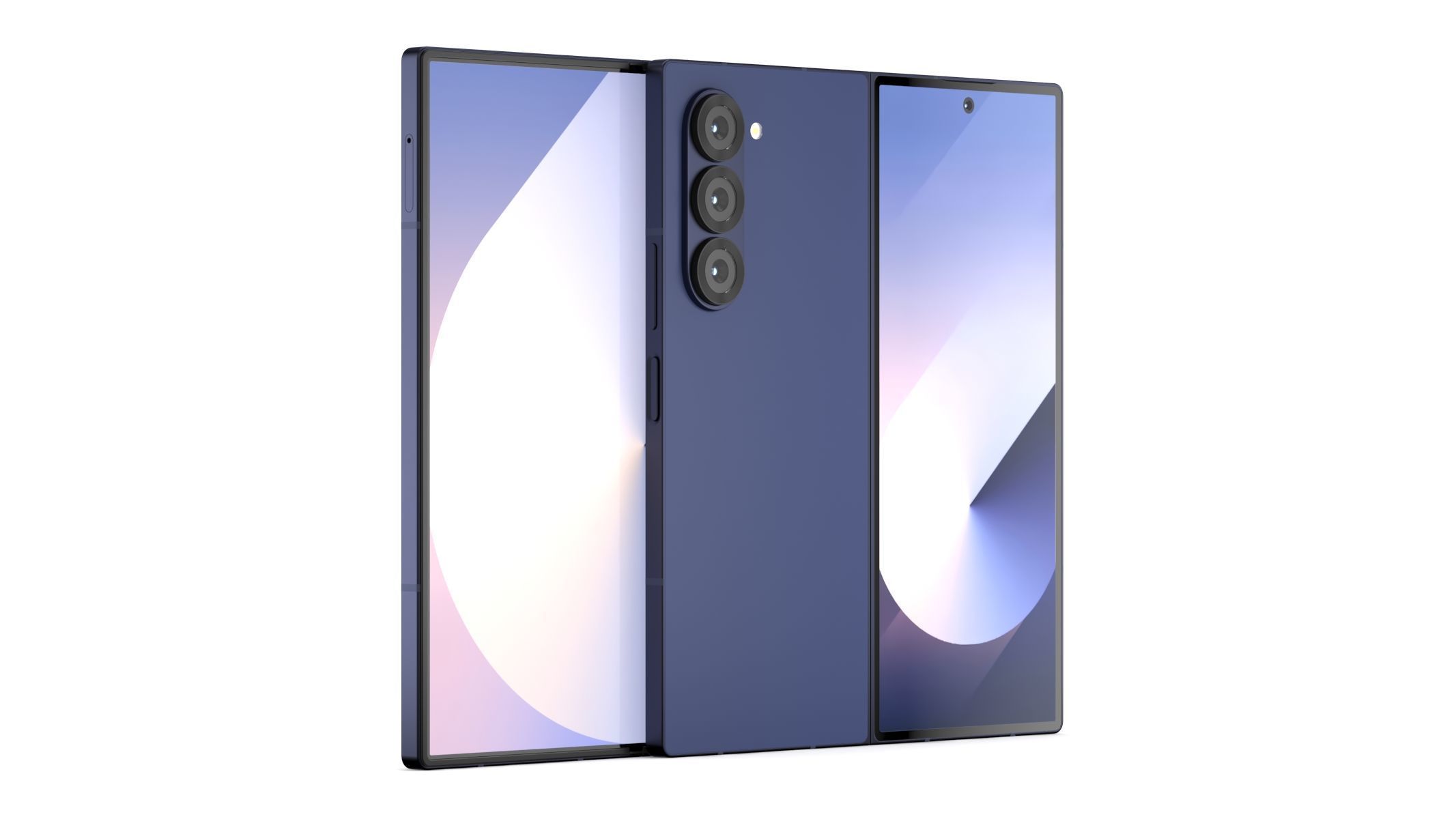 All the colors of the Galaxy Z Fold6 3D model_12