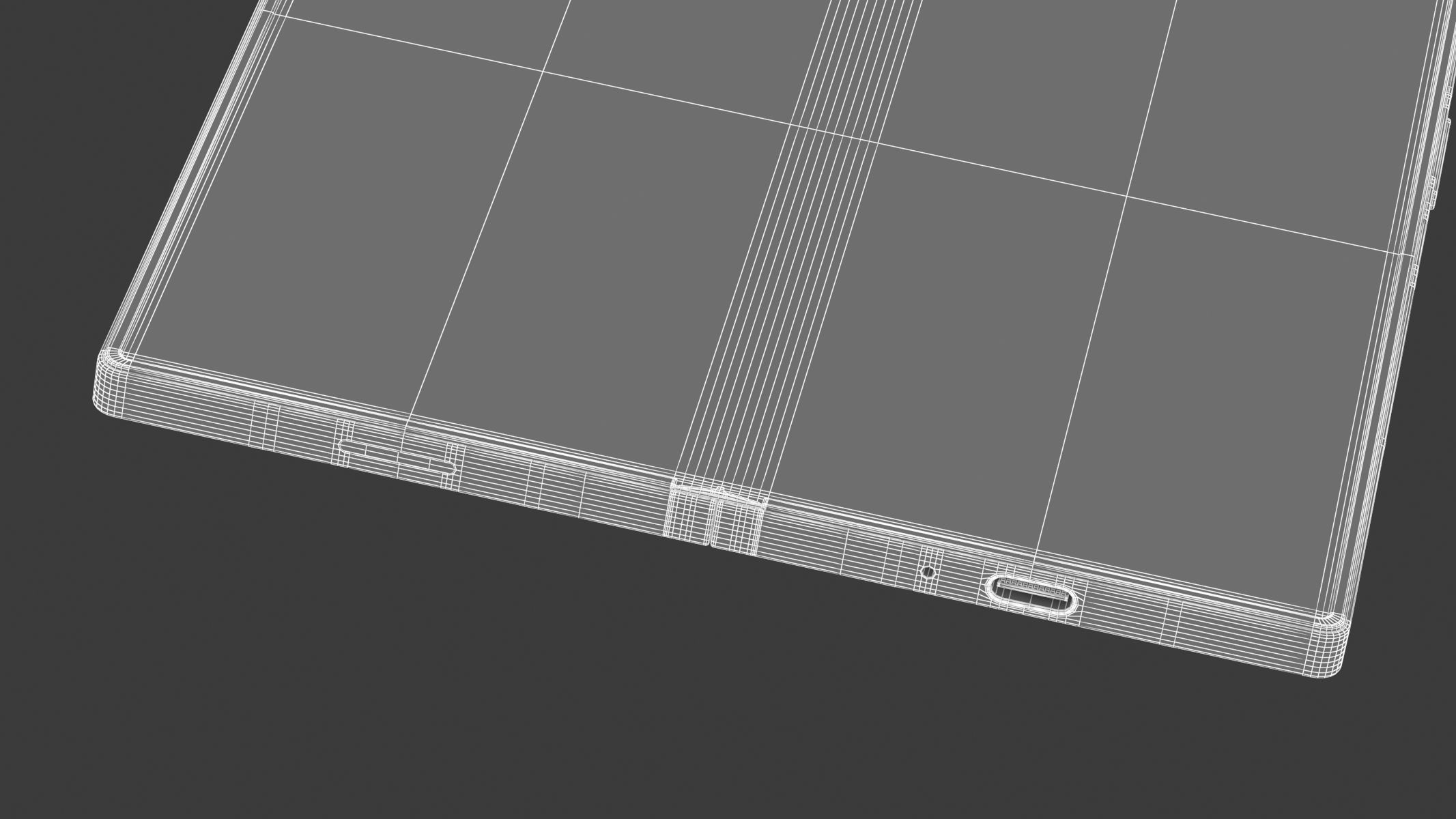 All the colors of the Galaxy Z Fold6 3D model_56